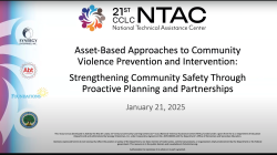 Community Violence Webinar #2 thumbnail