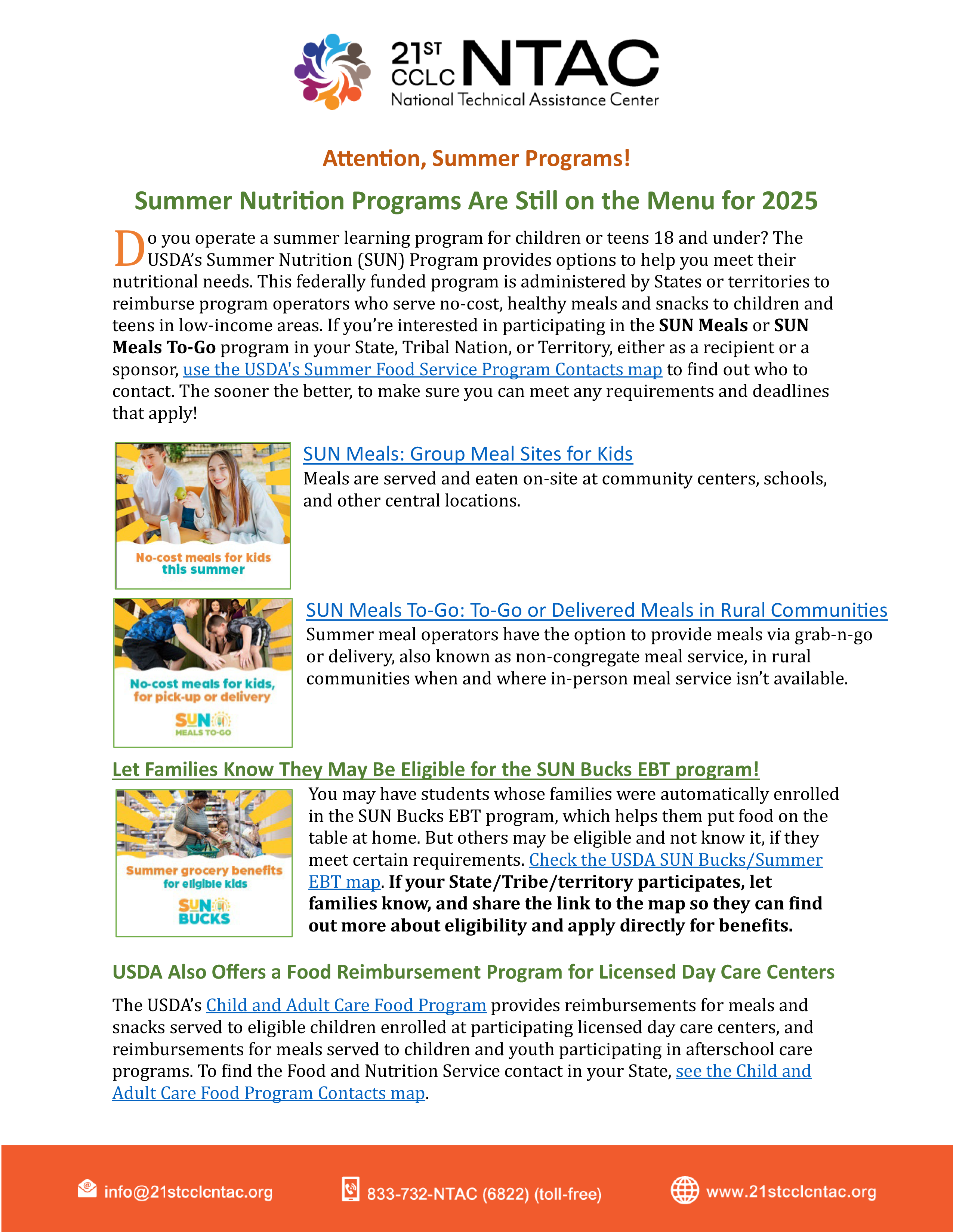 Nutrition Fact Sheet Cover